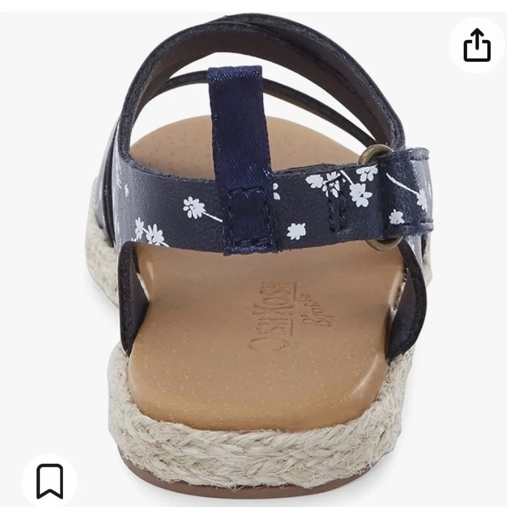 NWT OshKosh B'Gosh Girl's Petal Sandal
